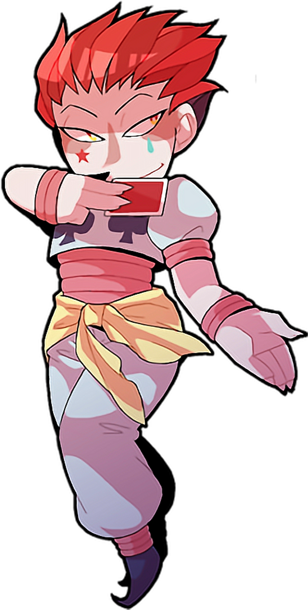 Hisoka Sticker (1024x2027), Png Download