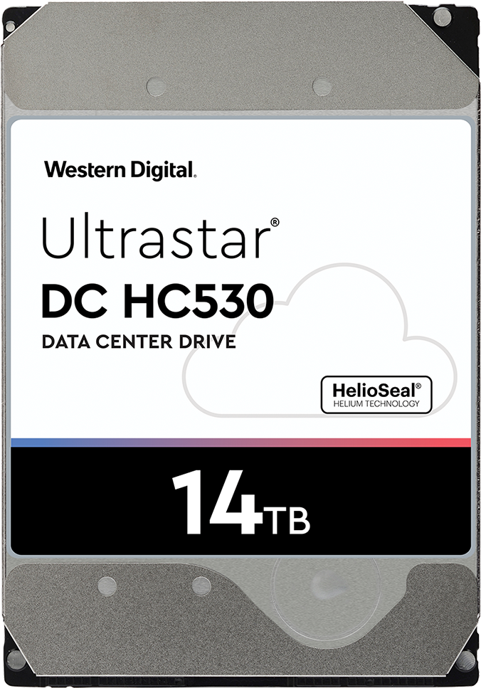 Western Digital 14tb Ultrastar Dc Hc530 Sata 512e Se - Western Digital 14tb Ultrastar Dc Hc530 (1000x1000), Png Download