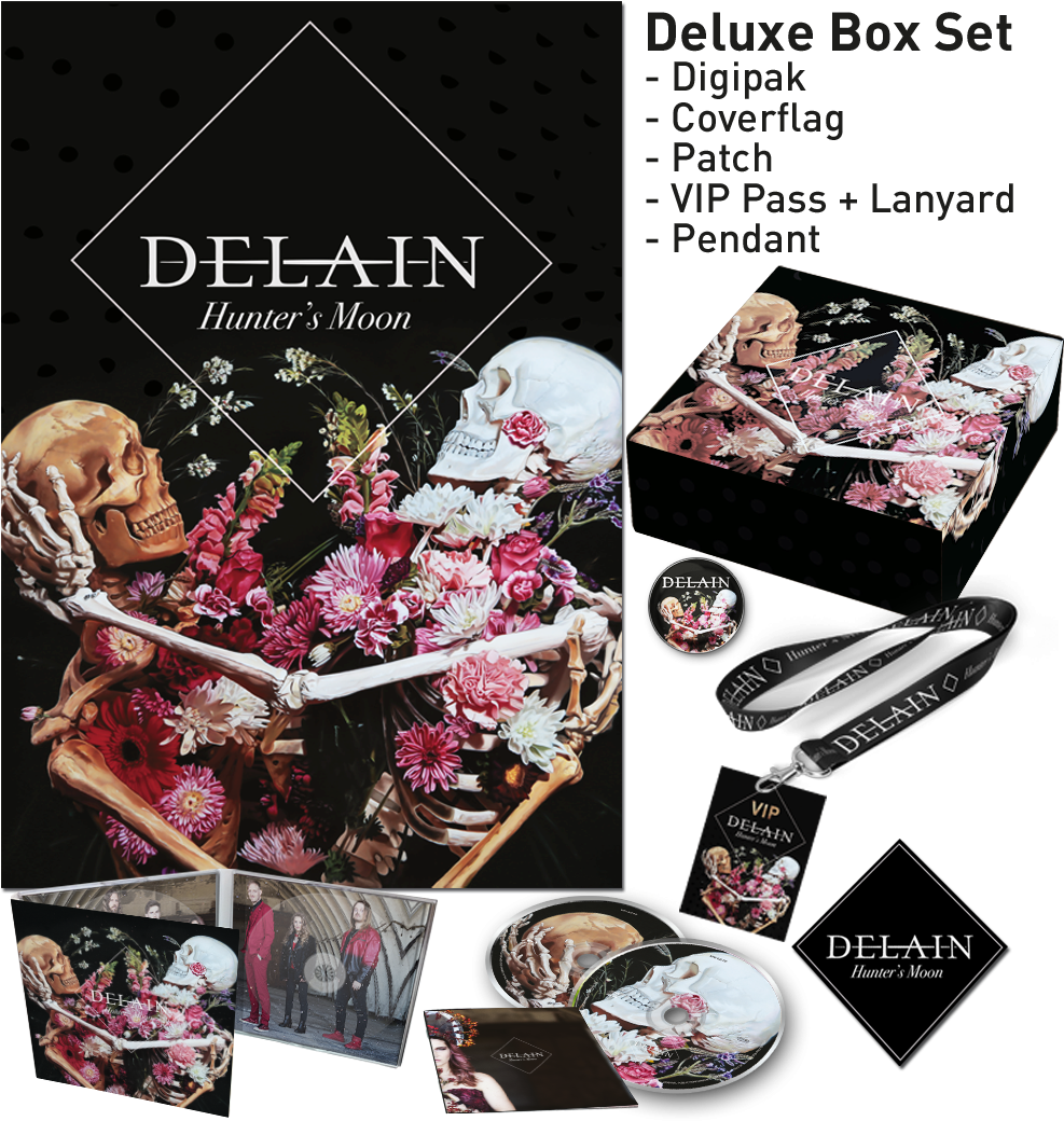 Hunter's Moon / Deluxe Box - Delain Hunter's Moon (1000x1079), Png Download