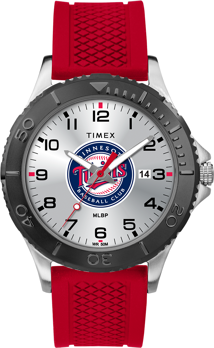 Gamer Red Minnesota Twins Large - Timex Group Usa, Inc. (1000x1200), Png Download