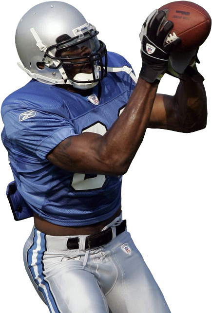 Calvin Johnson Photo Calvinocamp2 - Sprint Football (598x768), Png Download