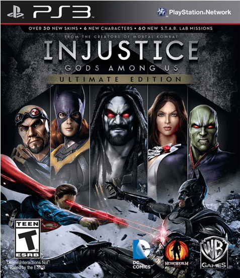 Product - Injustice Gods Among Us Ultimate Edition Ps3 Duplex (636x832), Png Download