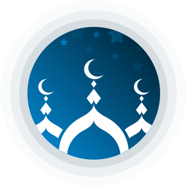 Icon Design Proposal For Prayer Times App - Circle (746x426), Png Download