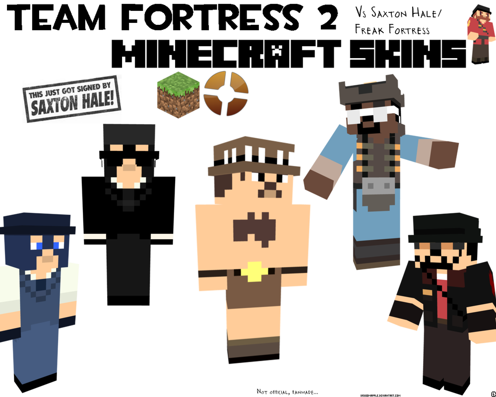 Team Fortress Saxton Hale Skinpack Wip Drdoomapple - Just Got Signed By Saxton (1000x800), Png Download