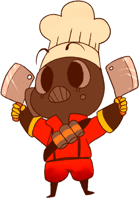 500 X 666 7 - Tf2 Cute Pyro Fanart (500x666), Png Download