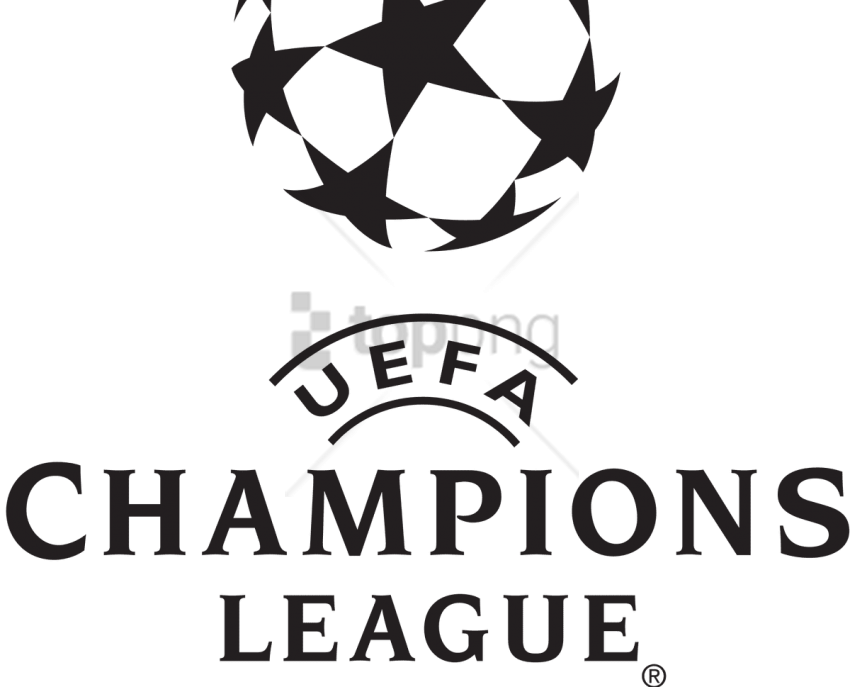 Free Png Logo Champions League Png Image With Transparent - Uefa Champions League Logo Vector (850x687), Png Download