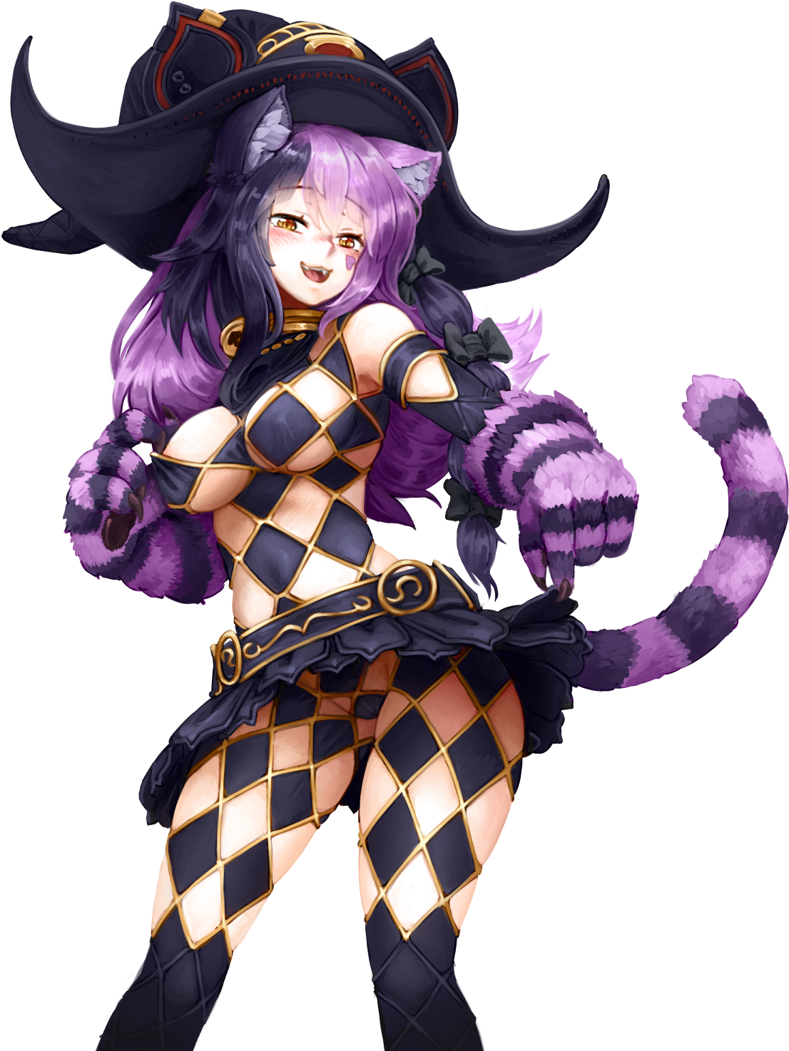 17285924 - Anime Cheshire Cat Girl (1130x1553), Png Download