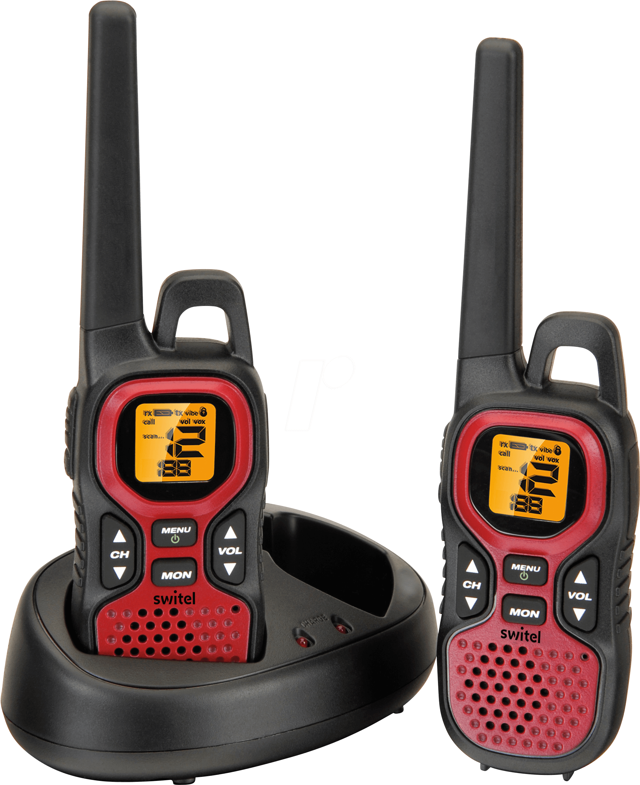 Walkie Talkie With Illuminated Display Switel Switel - Talkie Walkie Avec Chargeur (2051x2513), Png Download