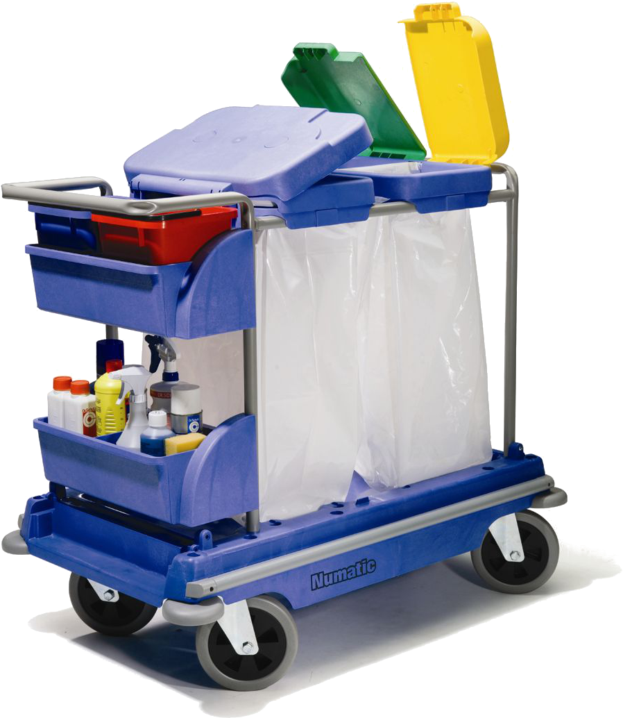 Servicios De Limpieza Industrial, Limpieza De Espacios - Cleaners Trolley (1000x1102), Png Download