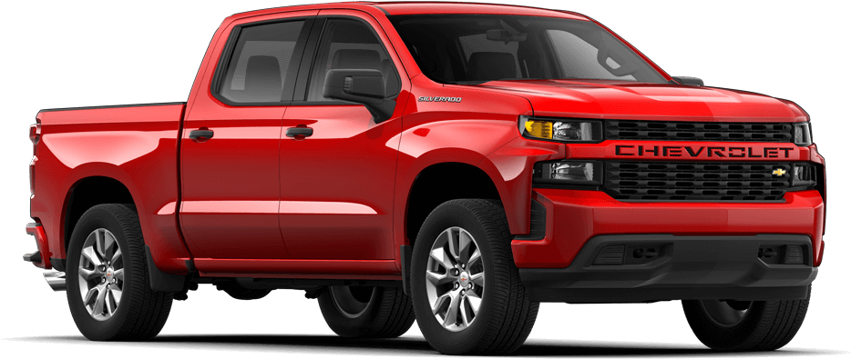 2019 Chevrolet Silverado 1500 1cx - 2018 Chevy Colorado Red (1221x686), Png Download