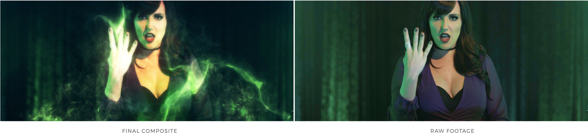 Before And After Green Screen - Aurora (1920x540), Png Download