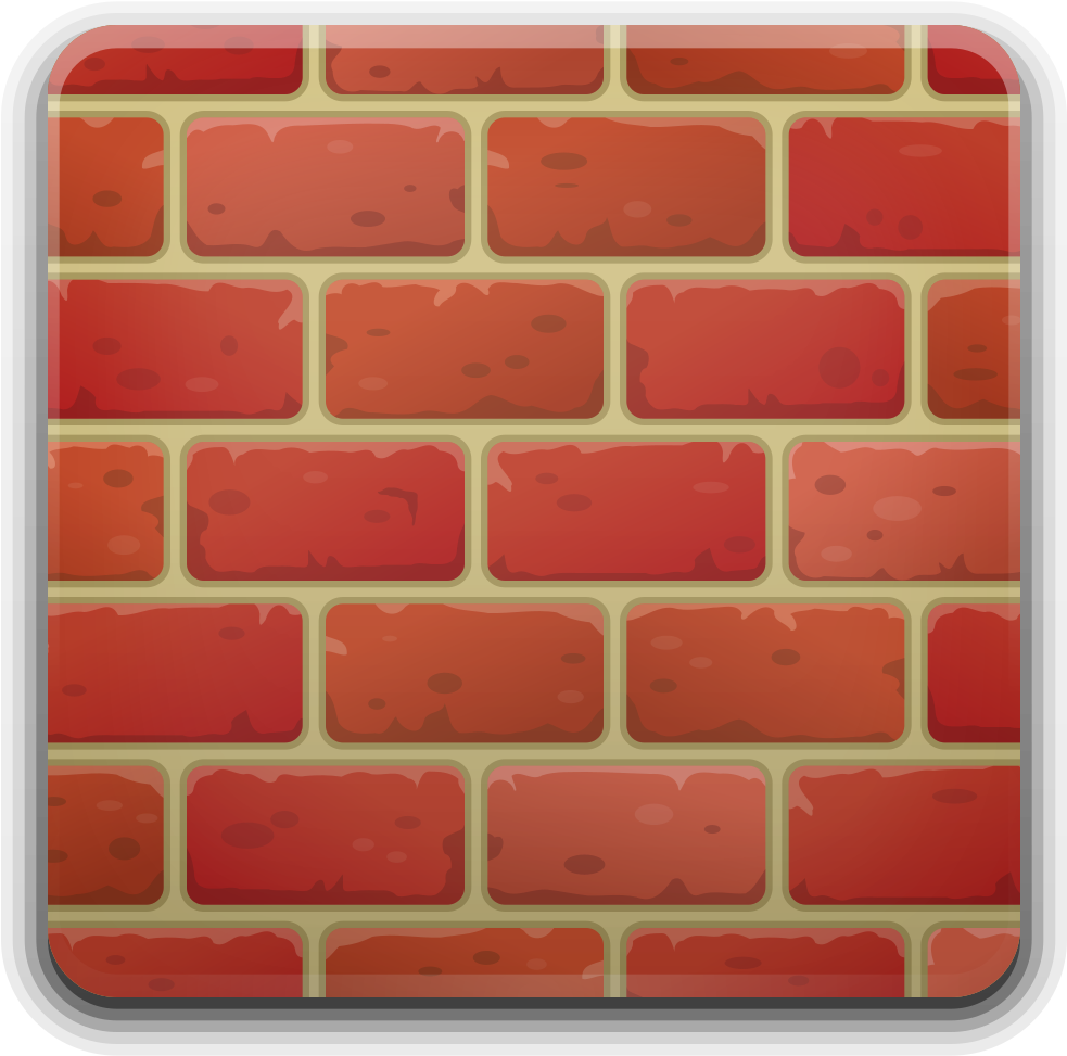 Faenza Preferences System Firewall - Brickwork (1024x1024), Png Download