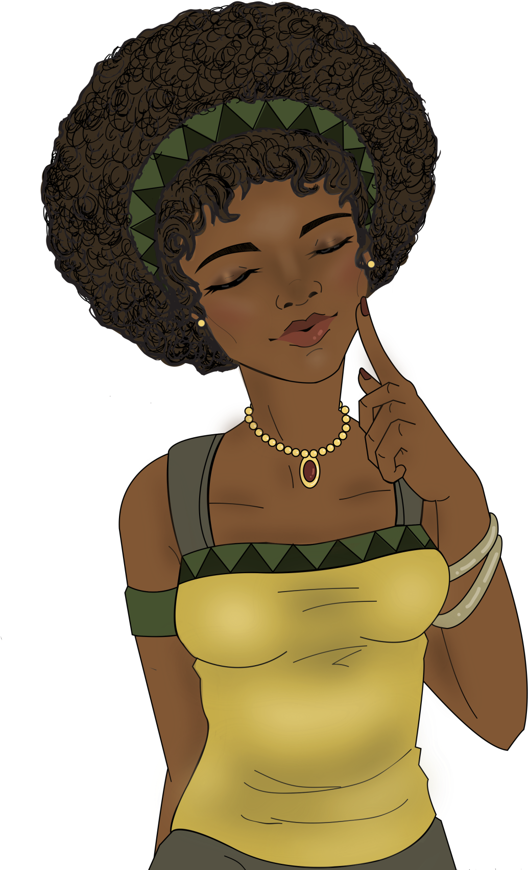 Opposition To Natural Hair Has Racist Roots - Illustration (1212x1710), Png Download