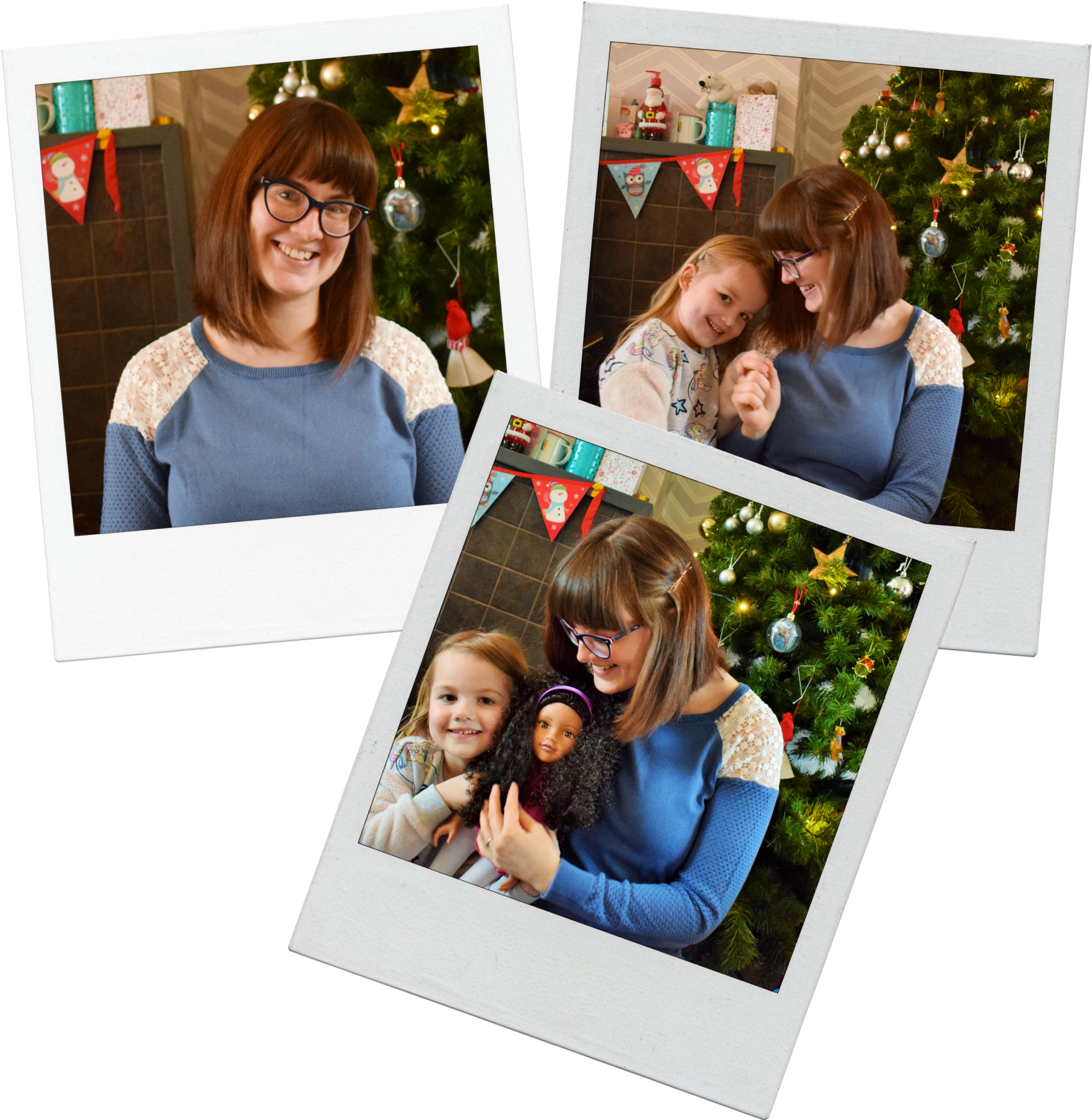 The Blue Jumper With Crochet Detailed Shoulders Was - Collage (2000x2000), Png Download