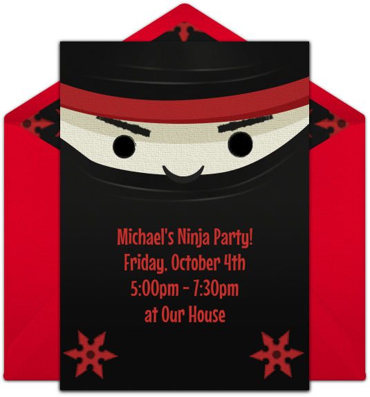 Ninja Online Invitation - Paper (650x650), Png Download
