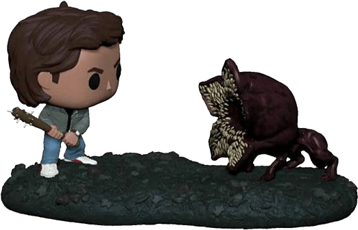 Funko Pop Movie Moments Sranger Things Steve Vs Demodog - Figurine (709x709), Png Download