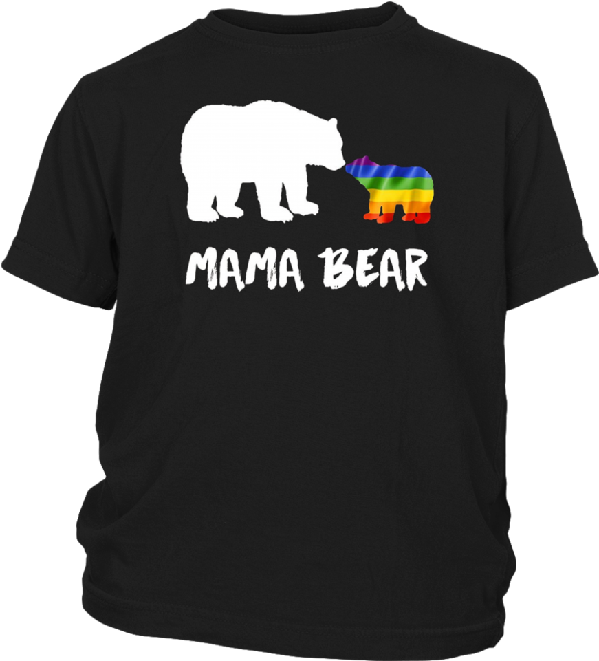 Lgbt Mama Bear Mom Lesbian Gay Bisexual Transgender - Shirt (960x960), Png Download