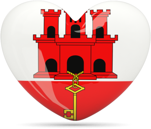 Vector Gibraltar Flag (640x480), Png Download