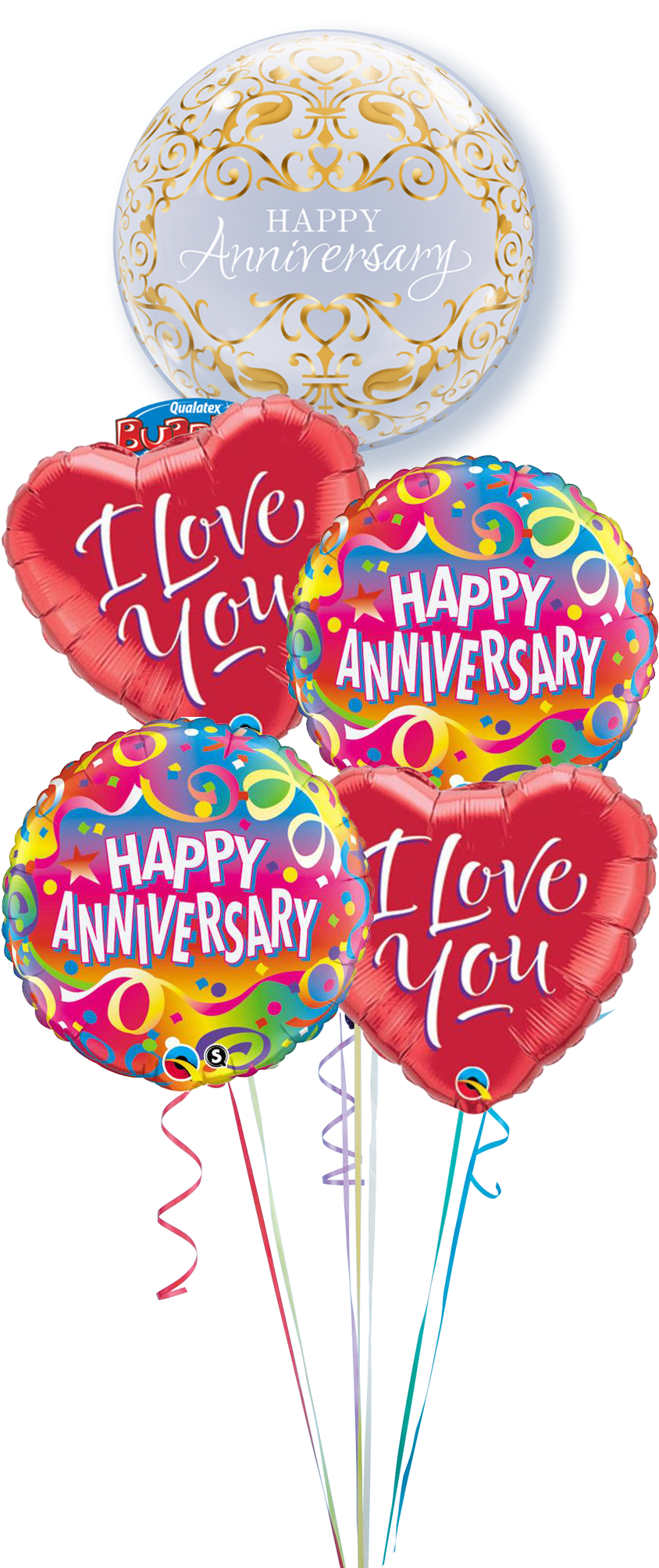 Same Day Delivery , Express Delivery Within 2-3 Hours - Happy Anniversary Balloons (1094x2136), Png Download