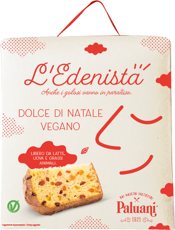 This Vegan Christmas Cake Is Designed For Whomever - Paluani (747x912), Png Download