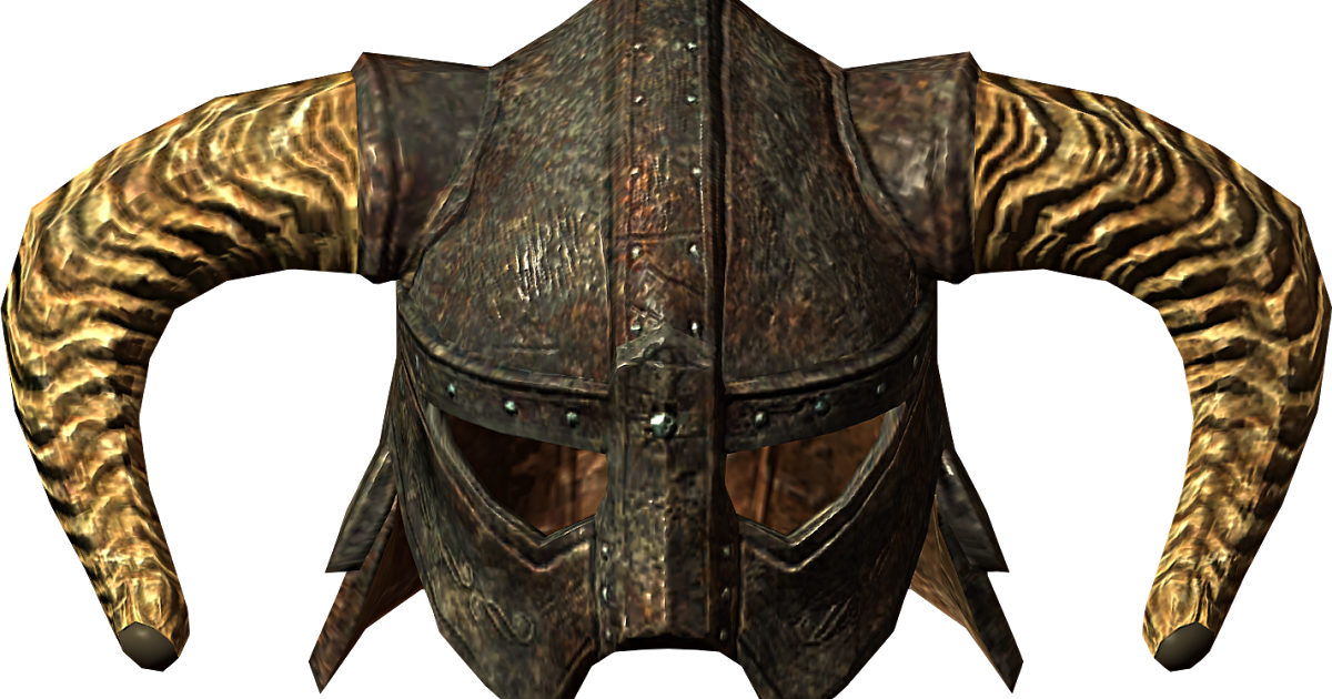 Skyrim Helmet (1200x630), Png Download