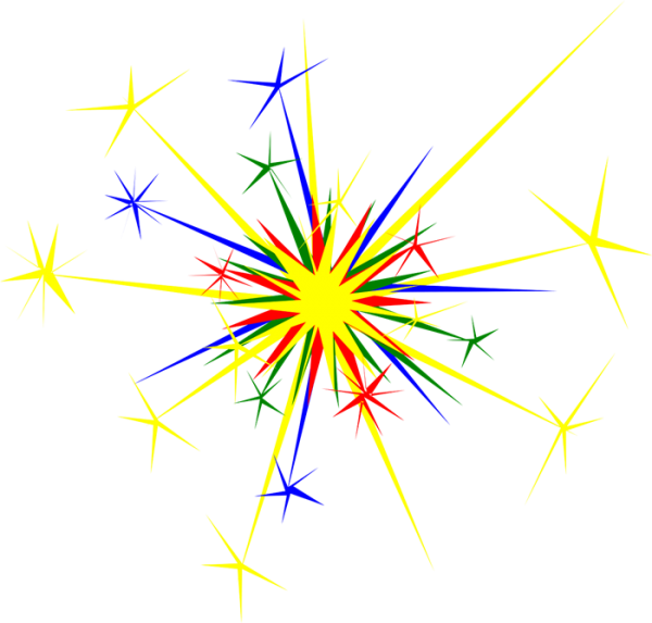 Download Free "new Years Fireworks Clipart 11" Png (600x573), Png Download