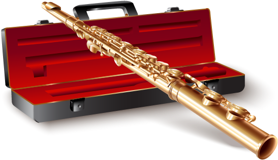 Flute Clipart Music Class - Flute (601x601), Png Download