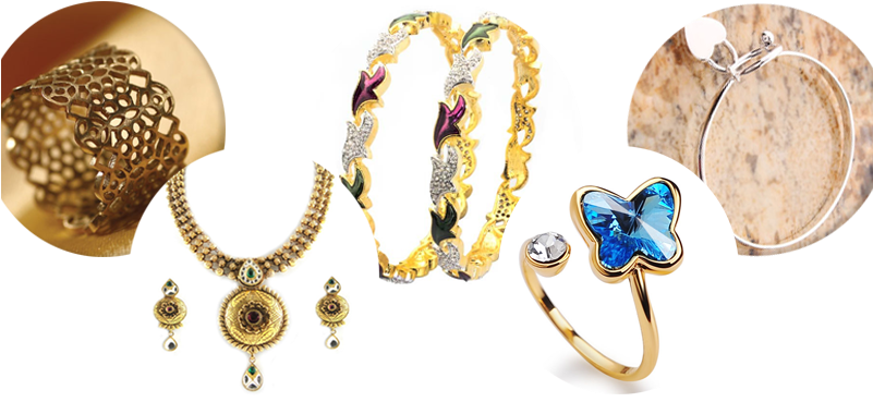 Market Leaders In Indian Jewellery Industry - Cosmetic Jewelry Png (800x400), Png Download