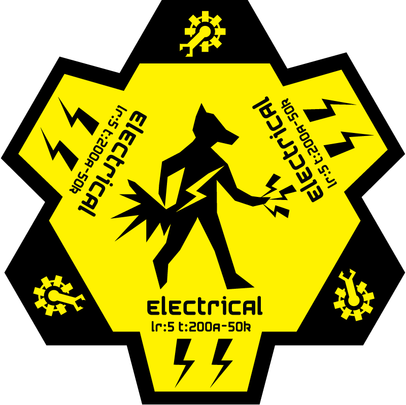 Electical Warning Sign - Sign (800x798), Png Download