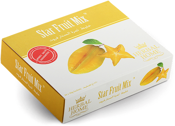 Star Fruit Mix - Star Fruit Herbal Home (600x600), Png Download