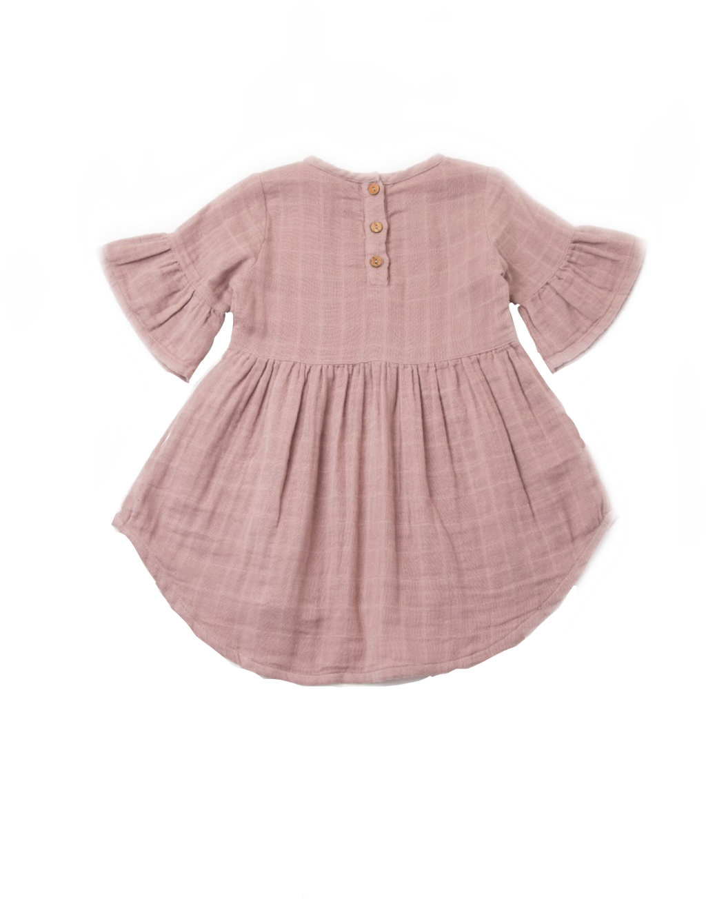 #baby #dress #mauve #pink #cute #freetoedit (1024x1304), Png Download