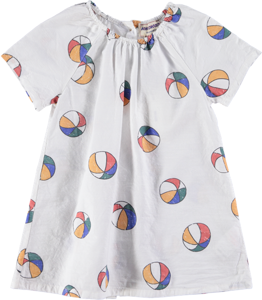 Picture Of Babies Basketball Dress White - Day Dress (600x600), Png Download