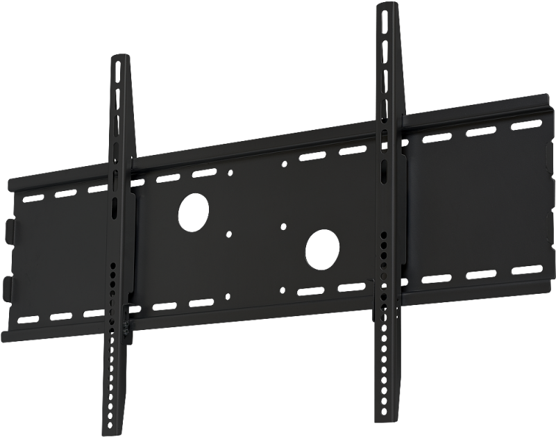 Classic Heavy-duty Fixed Curved & Flat Panel Tv Wall - Signage (800x1007), Png Download