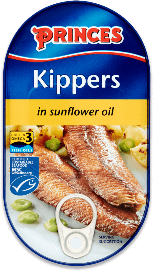 Princes Kippers In Sunflower Oil 190 G (904x904), Png Download