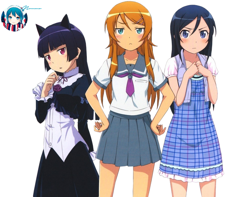 Anime Render Ore No Imouto Ga Konnani Kawaii Mommo (800x662), Png Download