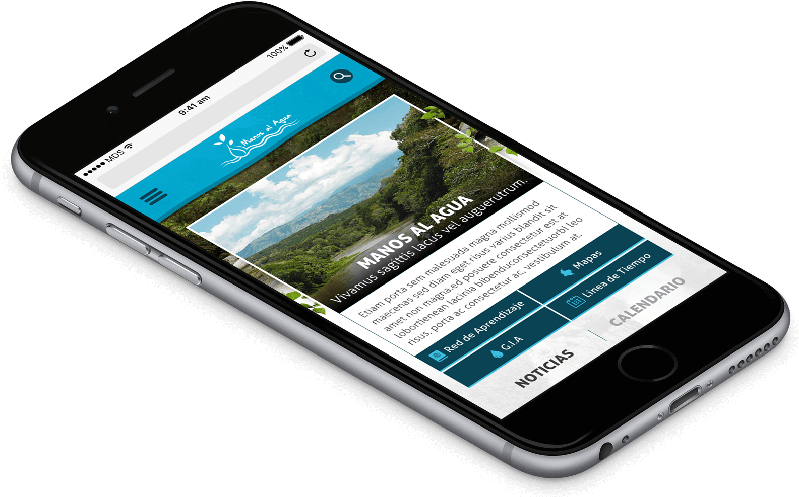 Public And Corporate Site Created For The Program “manos - Smartphone Isometric Png (1597x1008), Png Download