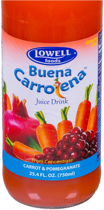 Buena Carrotena Carrot&pomegranate (720x720), Png Download