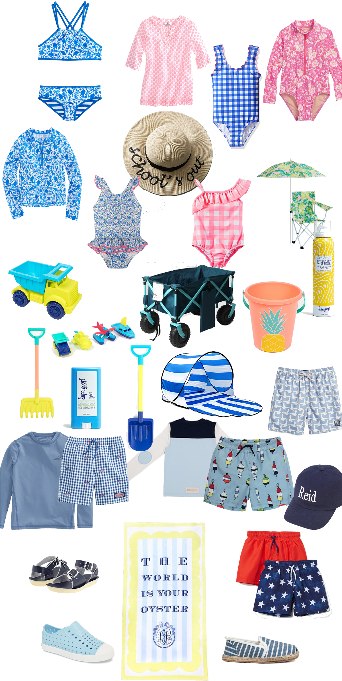Beach And Swim List For Kids - Room (1200x2400), Png Download