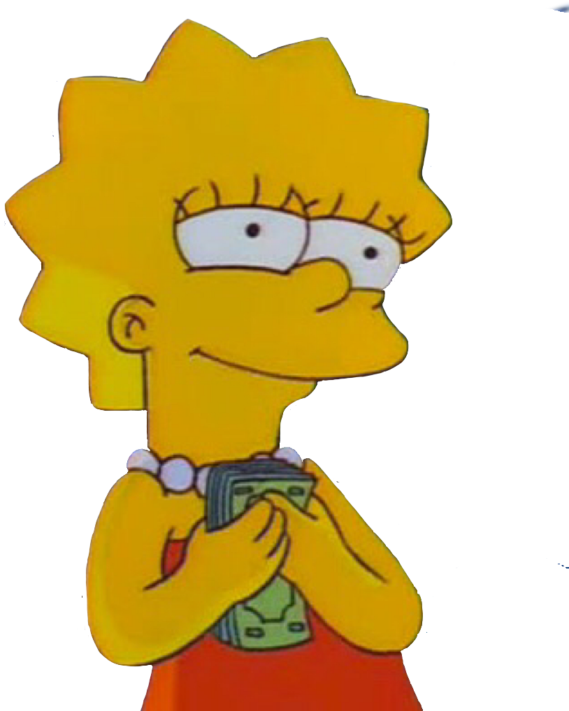 #lisa #simpsons #lisasimpson #cartoon #cartooncharacter - Cartoon Mood (1024x1047), Png Download