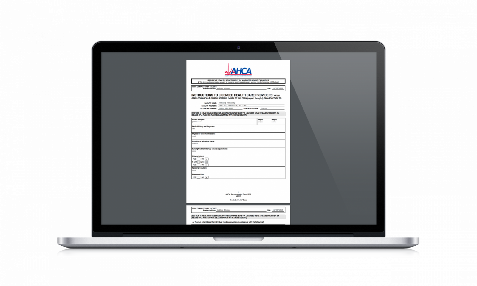 1823 List Examples - Flat Panel Display (1600x960), Png Download