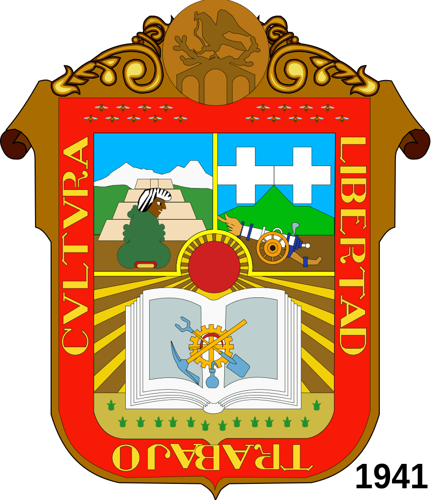 Coat Of Arms Of Mexico State - Mexican State Coat Of Arms (884x1024), Png Download