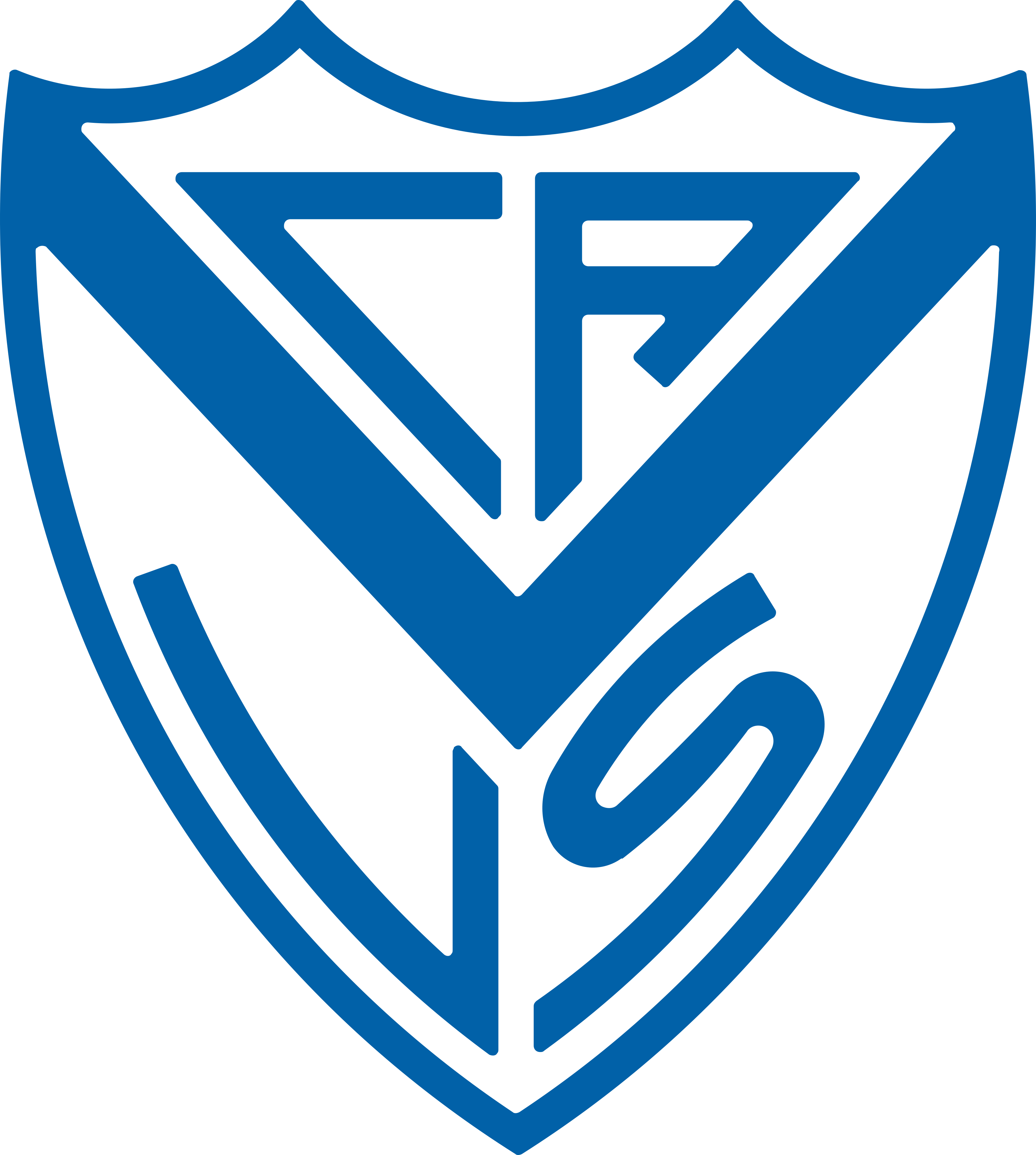 Escudo Png - Club Atlético Vélez Sarsfield (3500x3902), Png Download