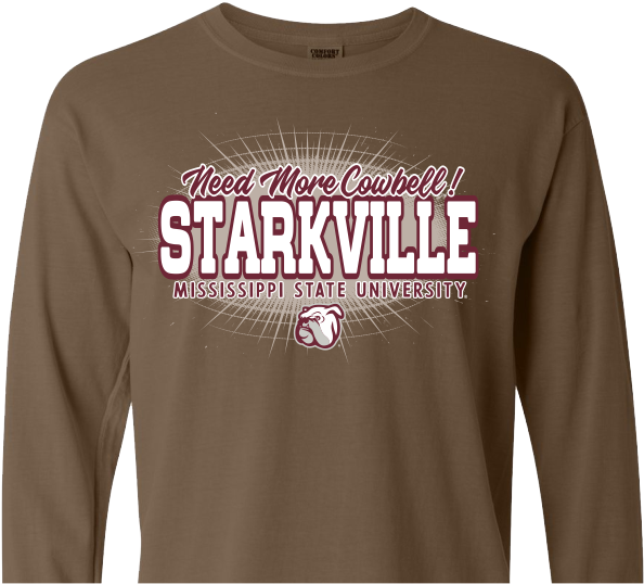 Mississippi State - November - Long-sleeved T-shirt (652x553), Png Download