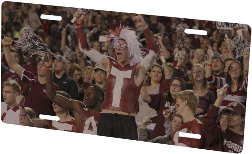 Mississippi State University Custom Metal Photo - Crowd (1024x768), Png Download