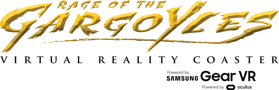 Rage Of The Gargoyles Logo (1100x355), Png Download