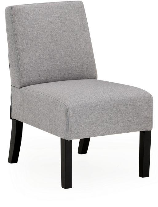Image For Fabric Accent Chair - Chair (519x804), Png Download