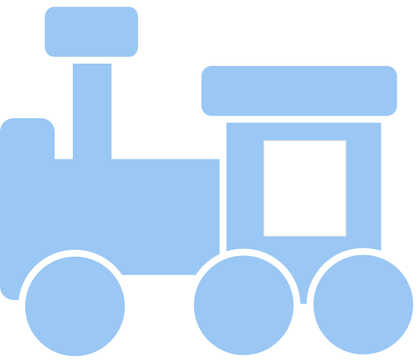 Original Png Clip Art File Train Blue Svg Images Downloading (600x519), Png Download