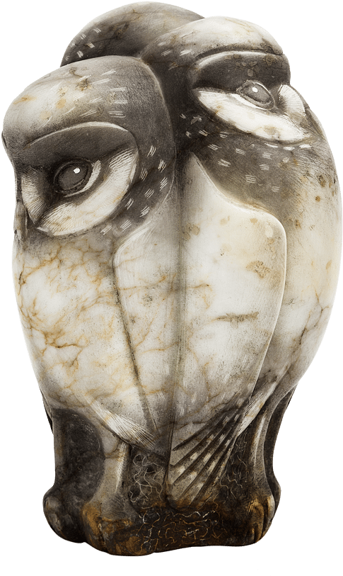 Barn Owl Nestlings - Carving (600x900), Png Download
