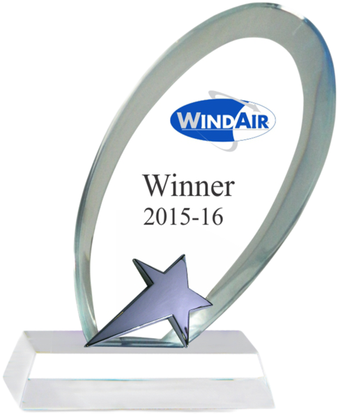 Glass Trophy Turnaround Skwg 7370 C - Trophy (600x600), Png Download