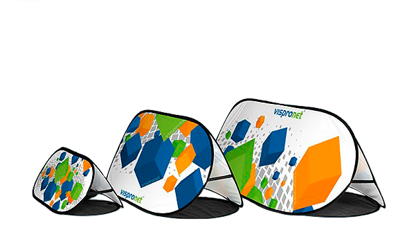 Custom Print On Both Sides Of Pop Out Banner - Baby Mobile (686x600), Png Download